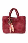 CozyLoops Classic Tote – Burgundy Red
